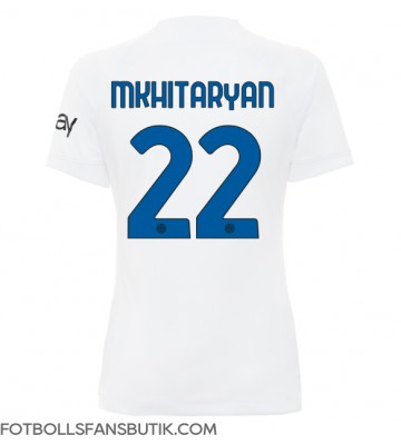 Inter Milan Henrikh Mkhitaryan #22 Replika Bortatröja Damer 2023-24 Kortärmad